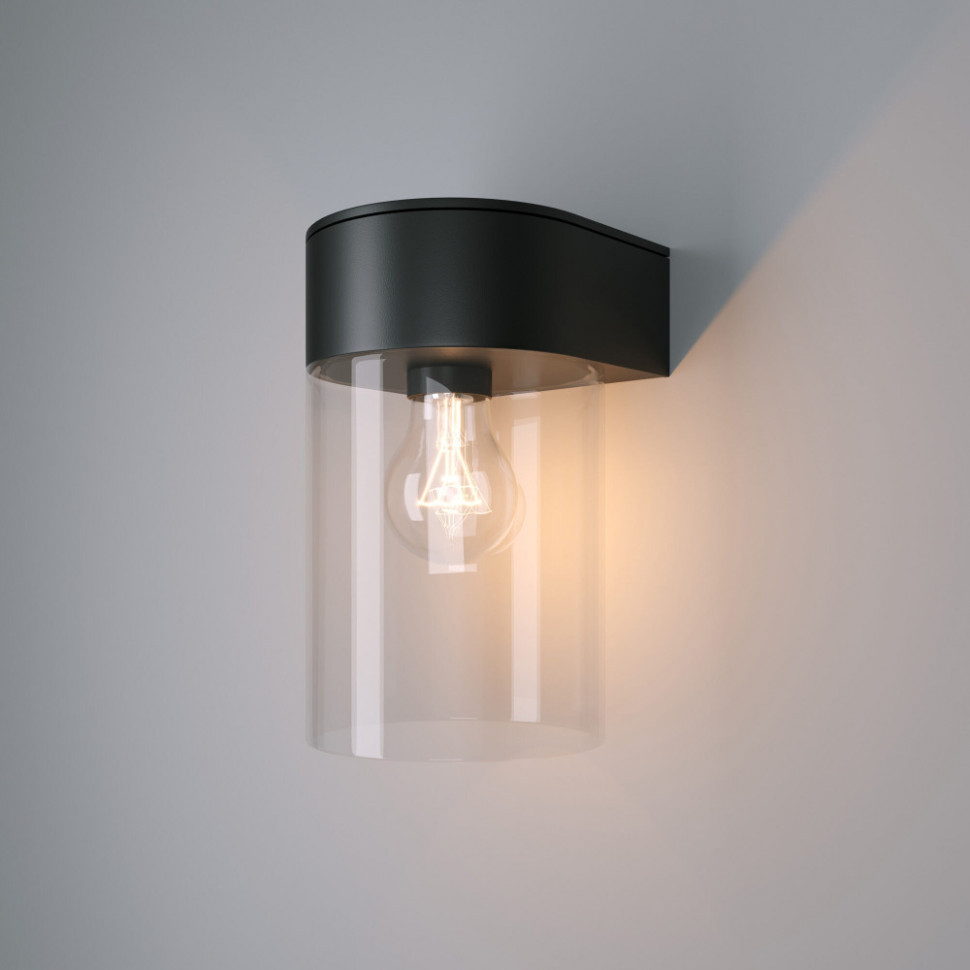 Настенный светильник уличный Atrani 35085/D черный Elektrostandard