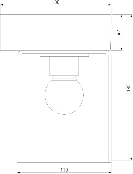 Настенный светильник уличный Atrani 35085/D черный Elektrostandard