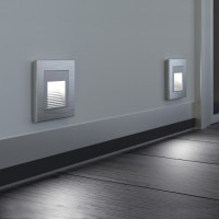 Подсветка для лестниц и ступеней Встраиваемые механизмы серебряные W1154206 Werkel Подсветка для лестниц и ступеней Встраиваемые механизмы серебряные W1154206 Werkel