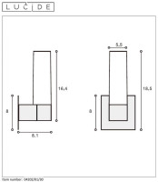 Подсветка для зеркал Lucide Jesse 04202/01/30