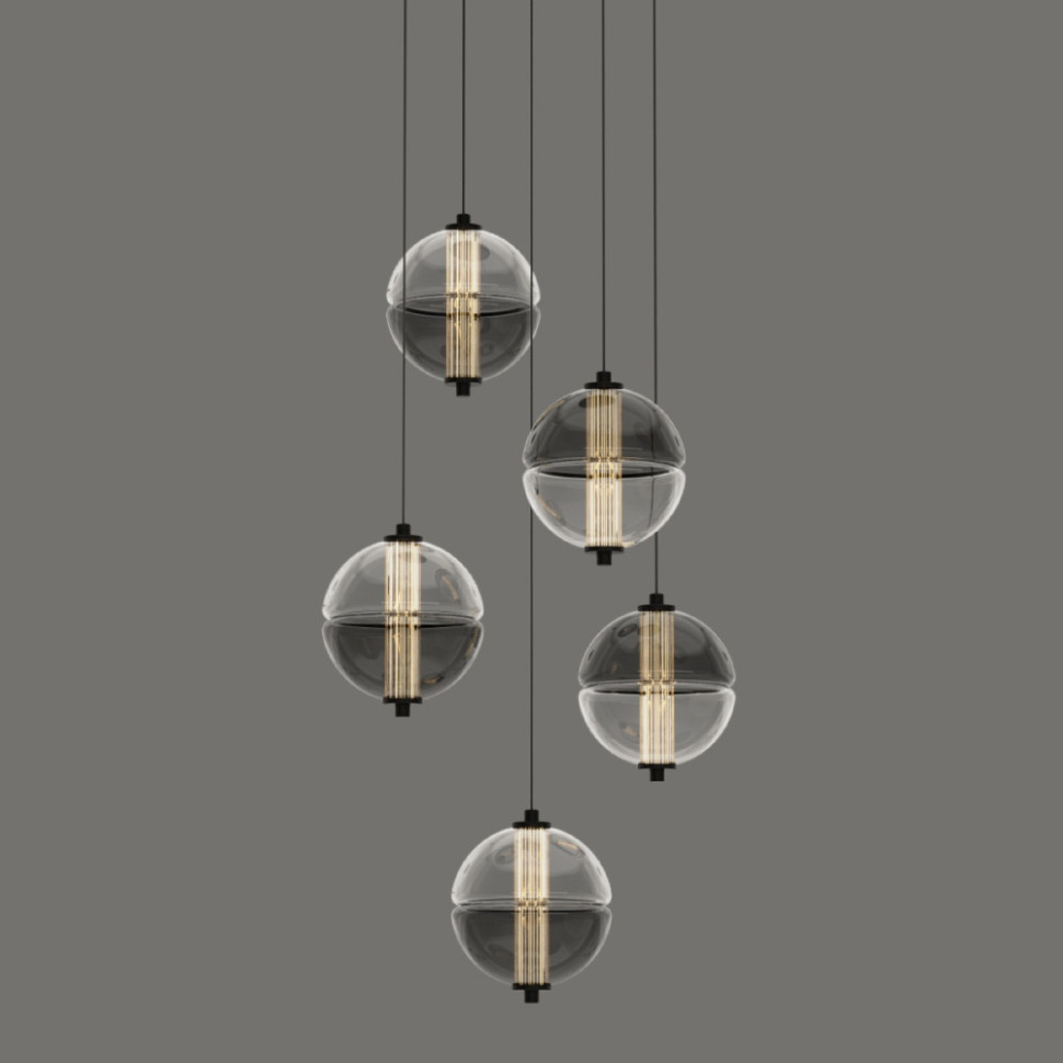 Подвесной светильник MD24022079 MD24022079-5A black/smoky DeLight Collection