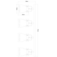 Спот Luned A2214PL-4WH Arte Lamp