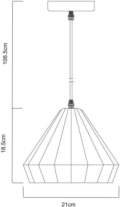 Подвесной светильник Imbuto A4281SP-1CL Arte Lamp