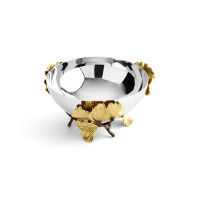 Ваза для конфет Michael Aram "Golden Ginkgo", 13 см