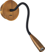 Настенный светильник Kaa W111044/1Black Bronze Donolux