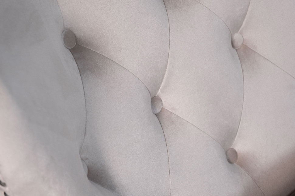 Кресло Rimini велюровое светло-серое