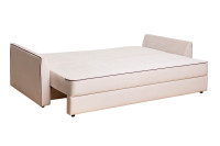 Диван Mores трехместный раскладной бежевый с кантом Диван Mores трехместный раскладной бежевый с кантом