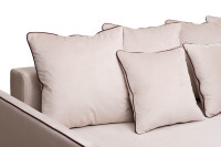 Диван Mores трехместный раскладной бежевый с кантом Диван Mores трехместный раскладной бежевый с кантом