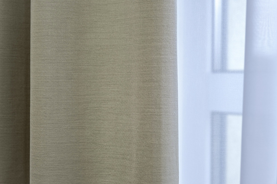 Портьера EUPHORIA 300х260см оливковая