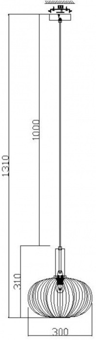 Подвесной светильник Zelma FR8012PL-01GN Freya