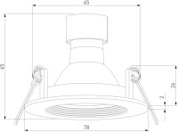 Встраиваемый светильник уличный City 25060/01 Elektrostandard