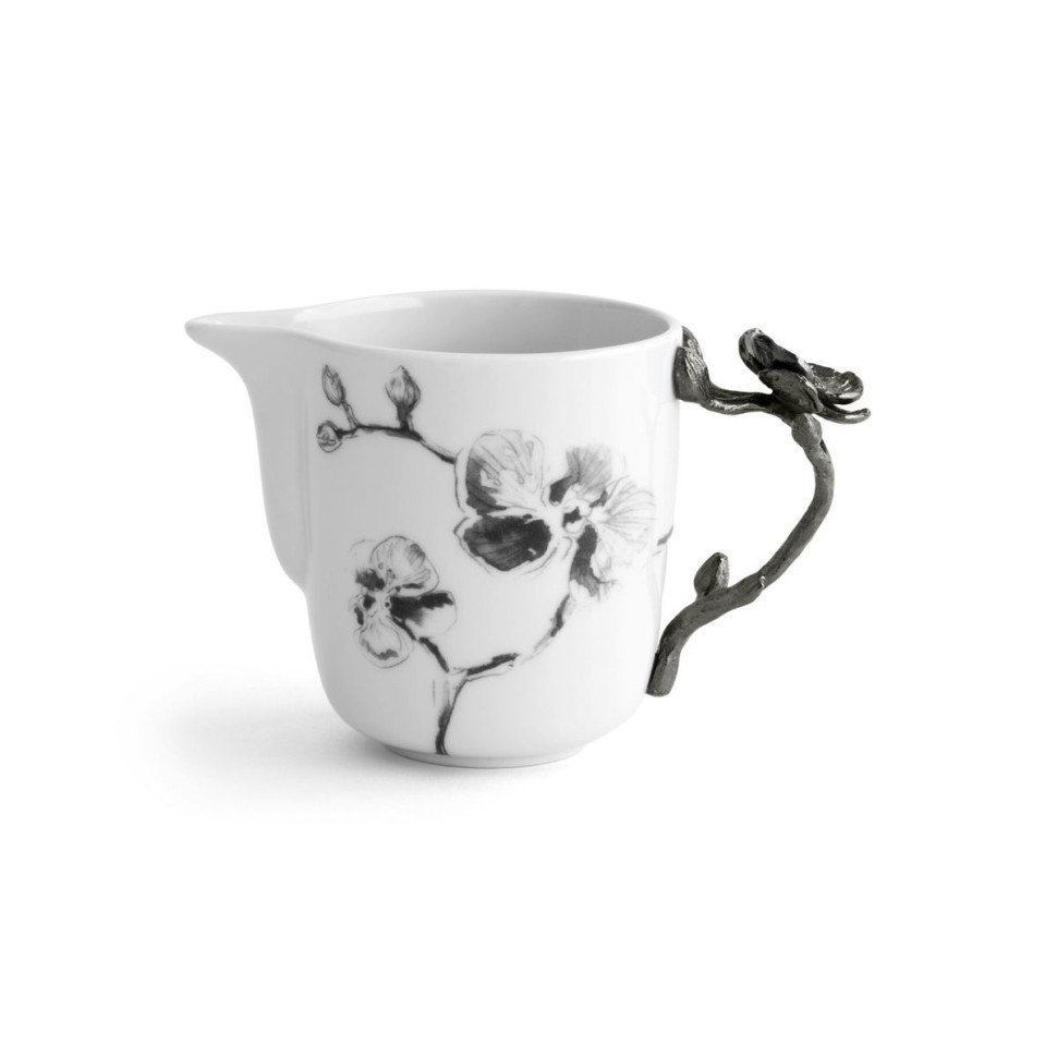 Молочник Michael Aram "Black Orchid", 240 мл, фарфор