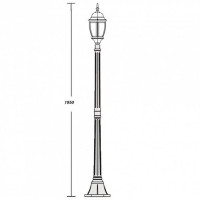 Наземный фонарь  91208L Bl Oasis Light