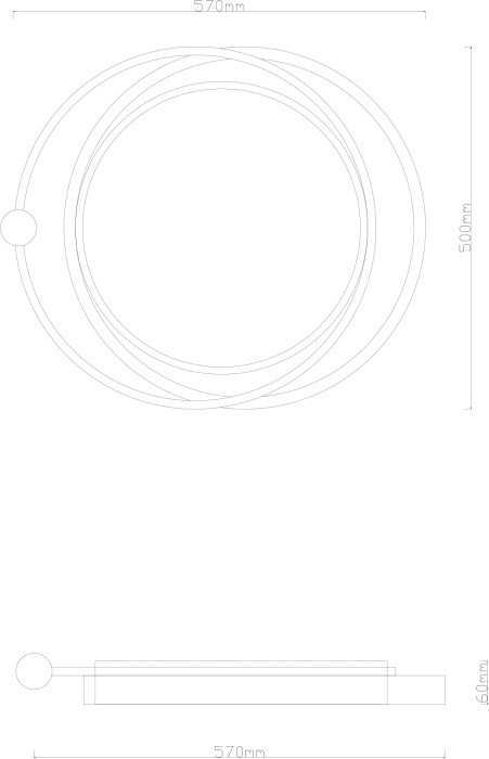 Потолочный светильник Albireo A2658PL-58BK Arte Lamp