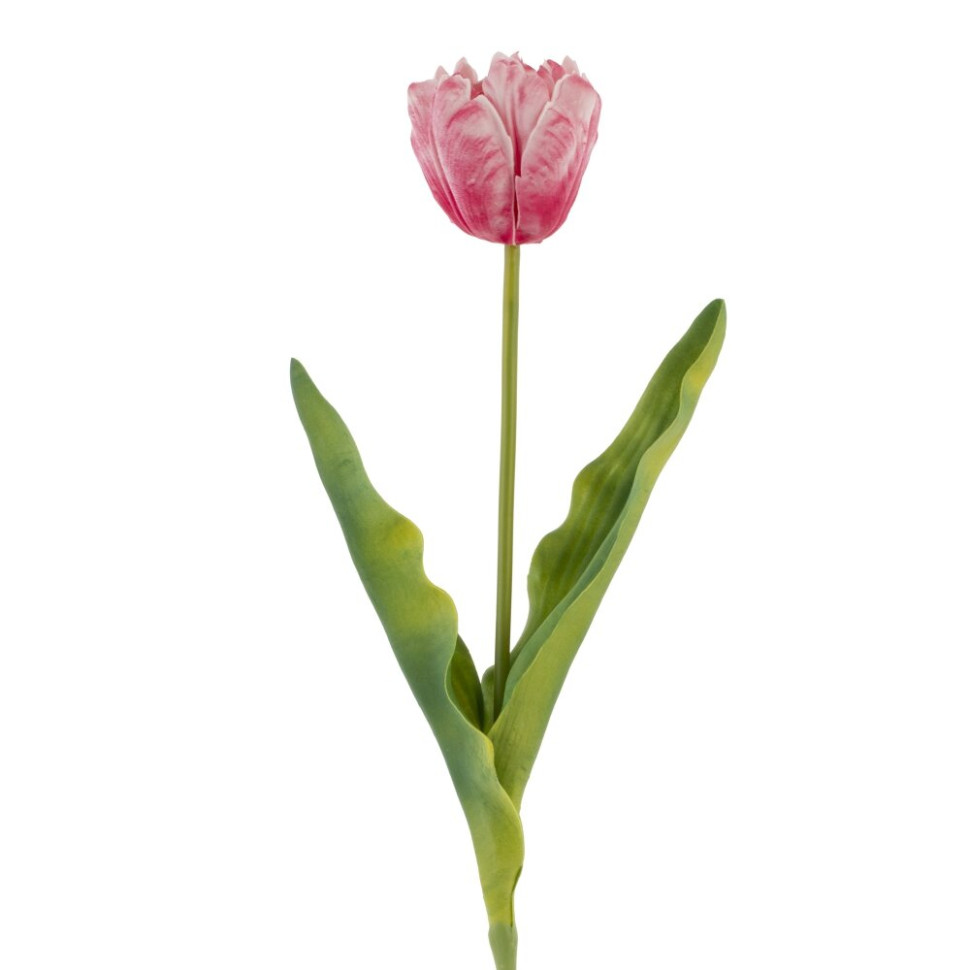 Цветок искусственный "Тюльпан" (Real Touch), L25 W15 H62 см