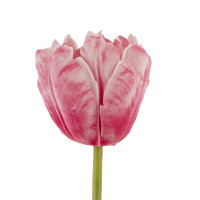 Цветок искусственный "Тюльпан" (Real Touch), L25 W15 H62 см