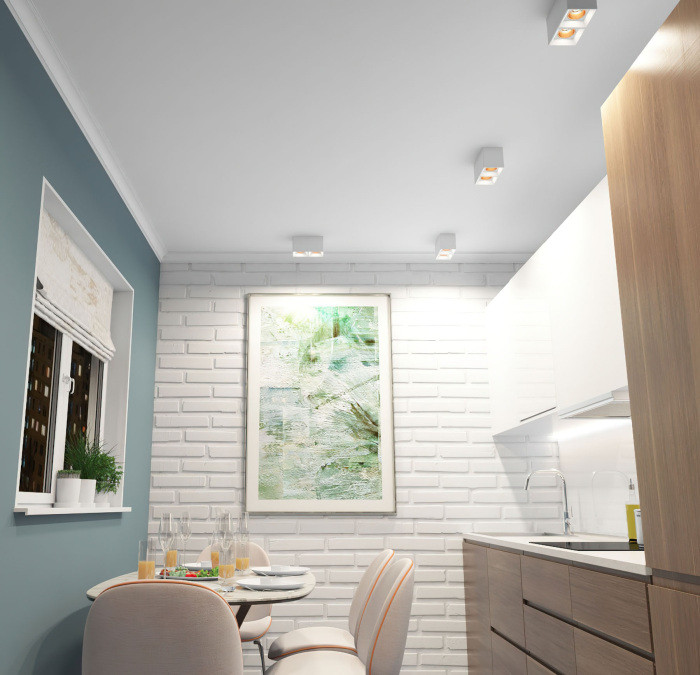 Точечный светильник Rodvig DK3085-WH+BR Denkirs