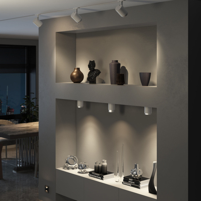 Точечный светильник Cors 25032/LED 10W 4200K белый/серебро Elektrostandard