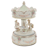 Фигурка декоративная "Карусель" (муз, движ), L10,5 W10,5 H16,5 см