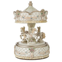 Фигурка декоративная "Карусель" (муз, движ), L10,5 W10,5 H16,5 см
