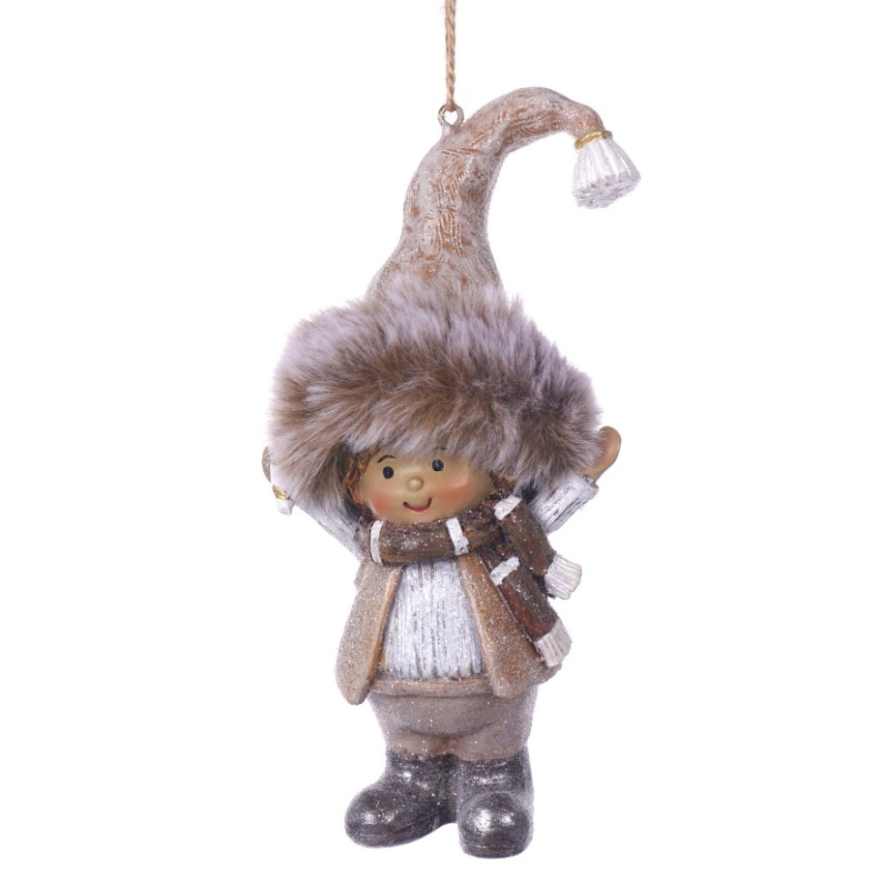 Фигурка декоративная подвесная  "Дети",  L6 W5 H13 см, 2в.