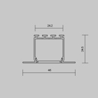 Профиль для светодиодной ленты  632001 Maytoni