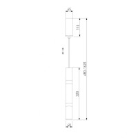 Подвесной светодиодный светильник Eurosvet Axel 50210/1 LED белый