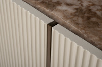 Тумба под телевизор с мраморной столешницей серая Тумба под телевизор с мраморной столешницей серая