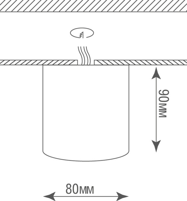 Точечный светильник Basis DL18613R1B Donolux