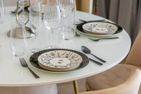 Набор из 2х стаканов для воды прозрачных с полосками Набор из 2х стаканов для воды прозрачных с полосками