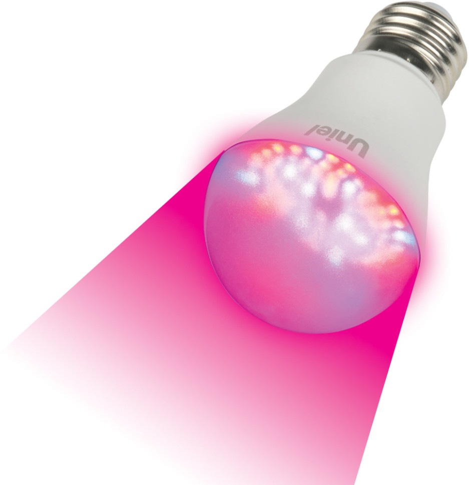 Лампочка светодиодная  LED-A60-9W/SP/E27/CL ALM01WH картон Uniel