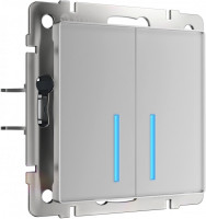 Выключатель Встраиваемые механизмы серебряные W4520606 Werkel Выключатель Встраиваемые механизмы серебряные W4520606 Werkel