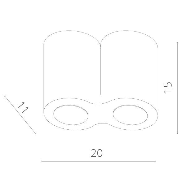 Потолочный светильник Falcon A5633PL-2WH Arte Lamp