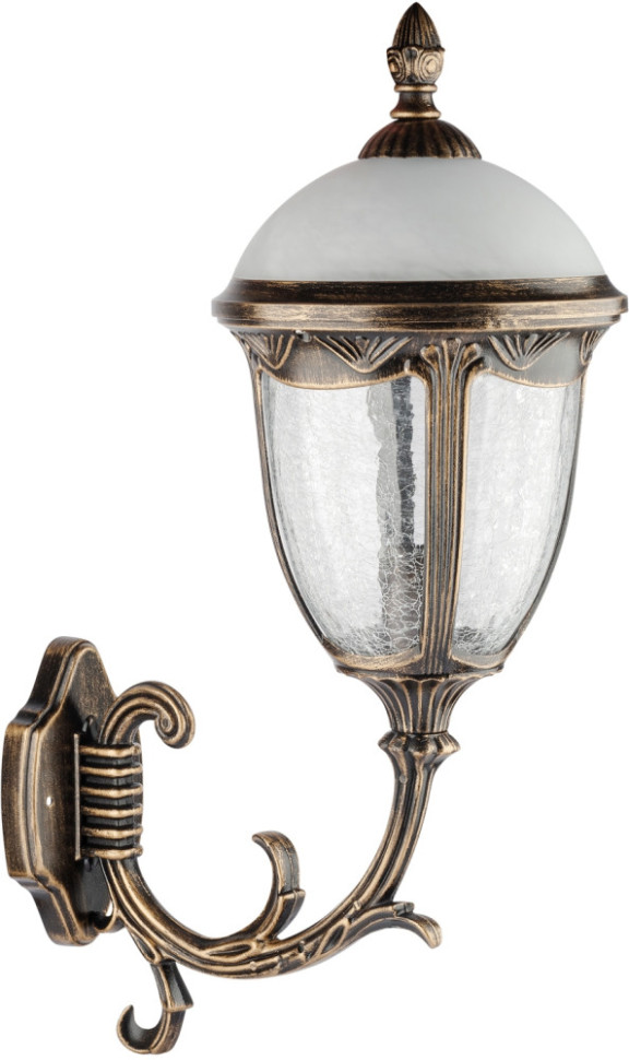 Настенный фонарь уличный St.LOUIS L 89101L/16 Gb мат/тр Oasis Light