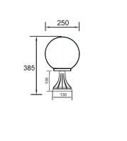 Наземный фонарь  88204S Bl Oasis Light