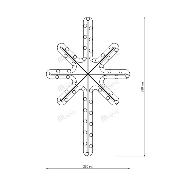 Световая фигура  025313 Ardecoled
