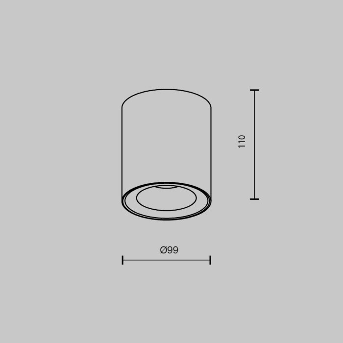 Точечный светильник Spark C094-GU10-B Maytoni