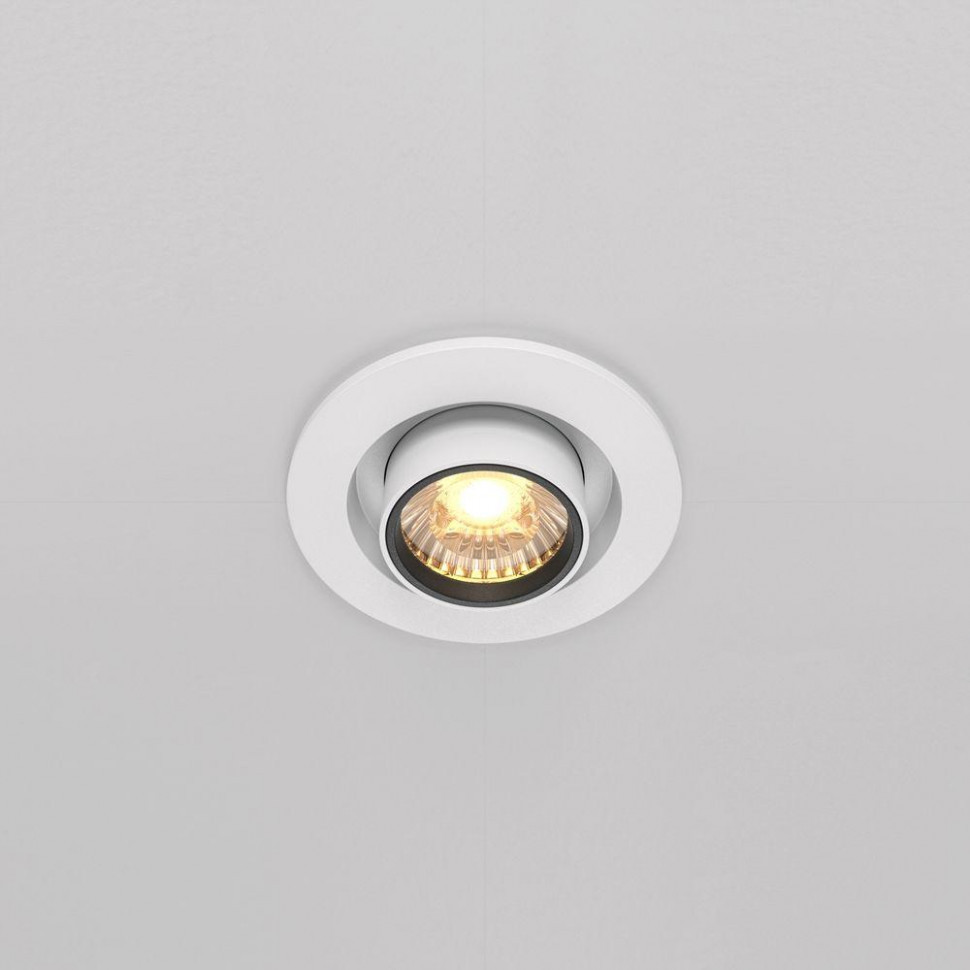 Встраиваемый светодиодный спот Maytoni Technical Hidden DL045-01-10W3K-W