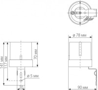 Датчик освещенности SNS-L SNS-L-07 белый Elektrostandard