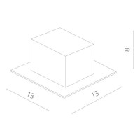 Точечный светильник Cardani Piccolo A5941PL-1SI Arte Lamp