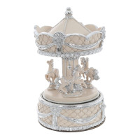 Фигурка декоративная "Карусель" (муз, движ), L10,5 W10,5 H17 см