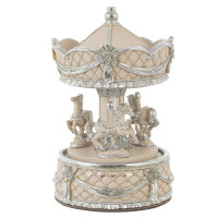 Фигурка декоративная "Карусель" (муз, движ), L10,5 W10,5 H17 см