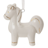 Фигурка декоративная подвесная "Лошадка", L7 W3 H8 см