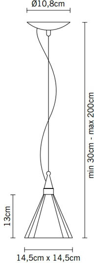 Подвесной светильник Bisso D21A0115 Fabbian