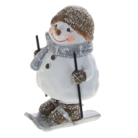 Фигурка декоративная "Снеговик", L5,5 W5 H7,5 см, 2в.