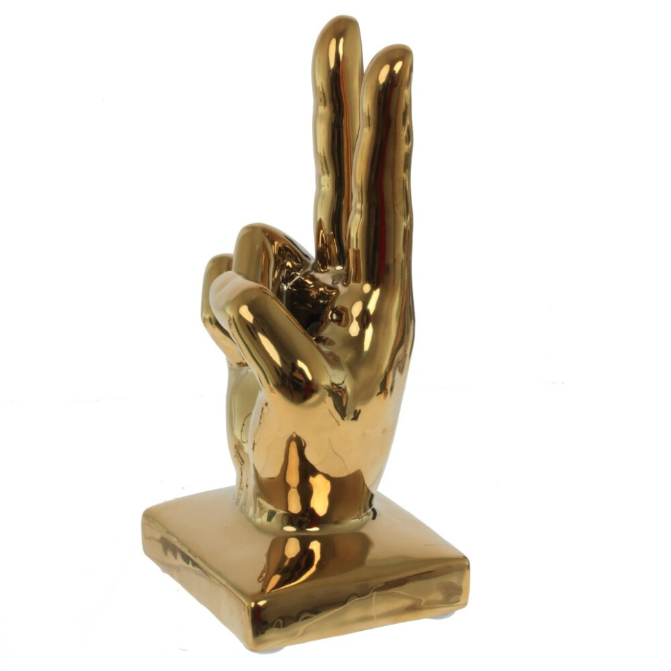 Фигурка декоративная "Рука", L8,5 W7,5 H18 см, 2в.