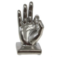 Фигурка декоративная "Рука", L8,5 W7,5 H18 см, 2в.