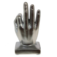 Фигурка декоративная "Рука", L8,5 W7,5 H18 см, 2в.