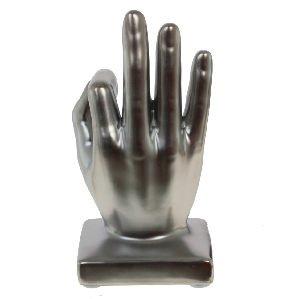 Фигурка декоративная "Рука", L8,5 W7,5 H18 см, 2в.