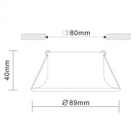 Точечный светильник Nobarra ST201.508.01 ST Luce